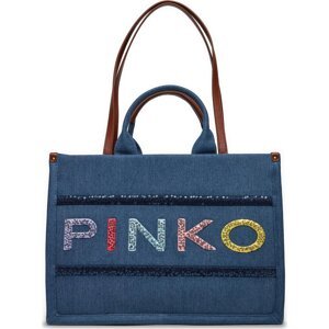 Kabelka Pinko Shopper AI 23-24 PLTT 101964 A17T Modrá