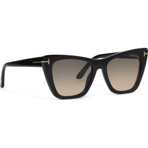 Sluneční brýle Tom Ford Poppy FT0846/S 01B Black/Brown