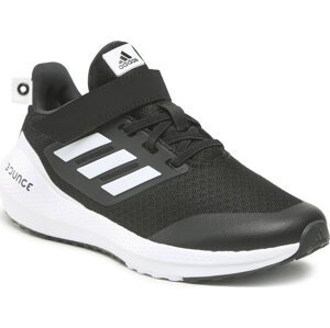 Boty adidas EQ21 Run 2.0 Bounce Sport Running Elastic Lace with Top Strap Shoes GY4371 Černá