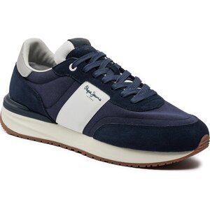 Sneakersy Pepe Jeans Buster Tape PMS60006 Navy 595