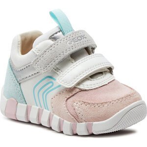 Sneakersy Geox B Iupidoo Girl B3558C 022AS C1Z8A White/Antique Rose