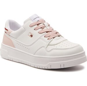 Sneakersy Tommy Hilfiger T3A9-33211-1355 Bianco/Rosa X134