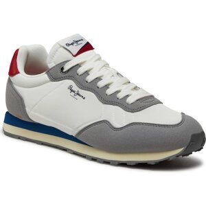 Sneakersy Pepe Jeans Natch Basic M PMS40010 White 800