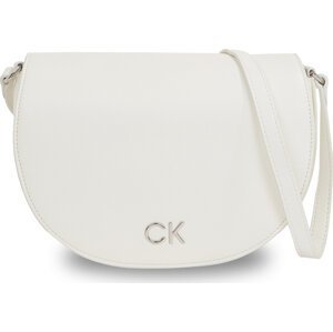 Kabelka Calvin Klein Ck Daily Saddle Bag Pebble K60K611679 Bright White YAF