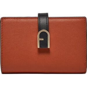 Velká dámská peněženka Furla Flow S Compact Wallet WP00401-BX2725-2838S-1007 Cannella+Nero+Grano Int.