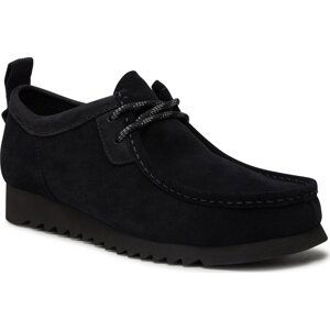 Polobotky Clarks Wallabeeftrelo 26176223 Black Sde