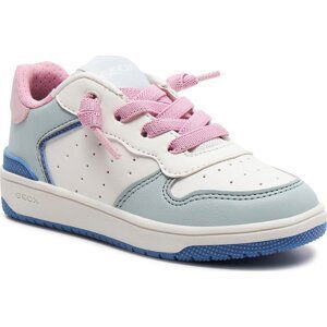 Sneakersy Geox J Washiba Girl J36HXD 054FU C0130 S White/Ice