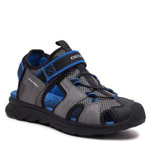 Sandály Geox J Sandal Airadyum Bo J45F1F 014ME C0069 D Grey/Royal