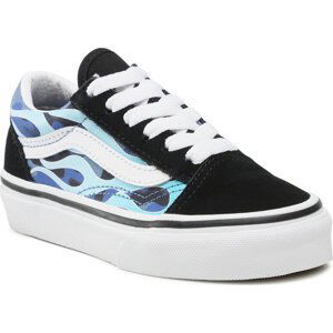 Tenisky Vans Old Skool VN0A7Q5FABW1 (Camo Flame) Blue/Ice Cam