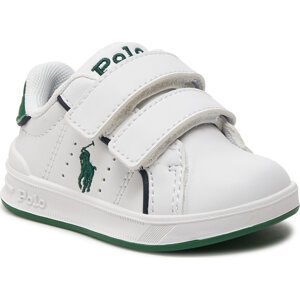 Sneakersy Polo Ralph Lauren RL00059110 White Smooth/Green W/Green Pp