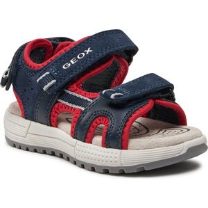 Sandály Geox J Sandal Alben Boy J35AVA 01520 C0735 M Navy/Red