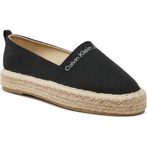 Espadrilky Calvin Klein Jeans Rope Wedge V3A7-80838-0048 M Black 999