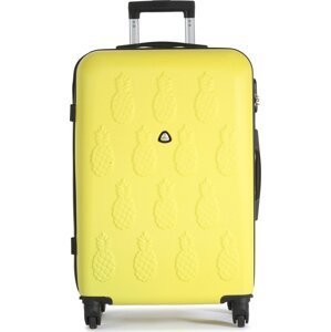 Střední Tvrdý kufr Semi Line T5538-4 Žlutá