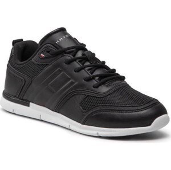 Sneakersy Tommy Hilfiger Th Lightweight Sneaker FW0FW06516 Black BDS