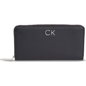 Velká dámská peněženka Calvin Klein Ck Daily Large Zip Around Wallet K60K611778 Ck Black BEH