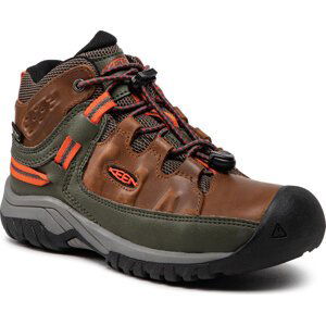 Trekingová obuv Keen Targhee Mid Wp 1026299 Dark Earth/Forest Night