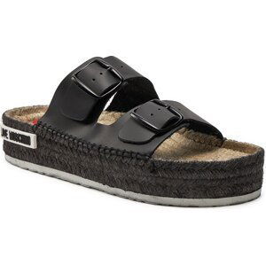 Espadrilky LOVE MOSCHINO JA28233G0IIAX000 Nero