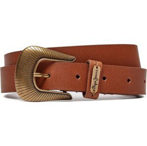 Dámský pásek Pepe Jeans Anya Belt PL020841 Tobacco Brown 859