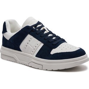 Sneakersy Tommy Jeans The Brooklyn Suede EM0EM01371 Blue C1G