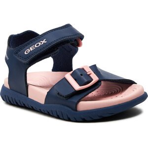 Sandály Geox J Sandal Fusbetto Gi J35HQA 000BC C0694 M Navy/Pink