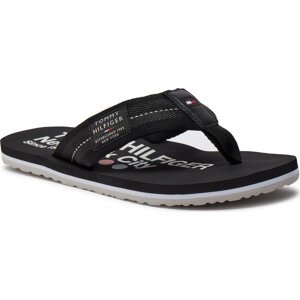 Žabky Tommy Hilfiger Hilfiger Patch Bech Sandal FM0FM04410 Black BDS