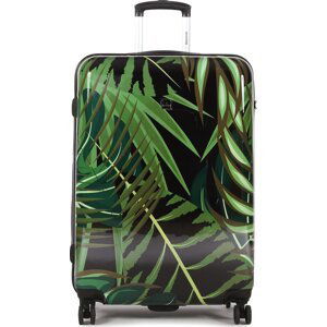 Velký kufr Saxoline Sx Palm Leaves 1460H0.71.10 Černá