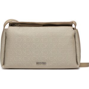 Kabelka Calvin Klein Gracie Mini Bag_Jcq Mono K60K611753 Stoney Beige Jacquard Mono PEA