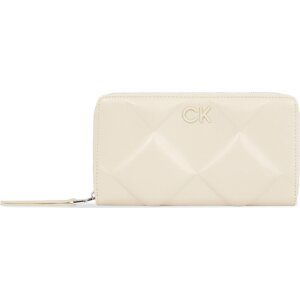 Velká dámská peněženka Calvin Klein Quilt K60K611782 Stoney Beige PEA