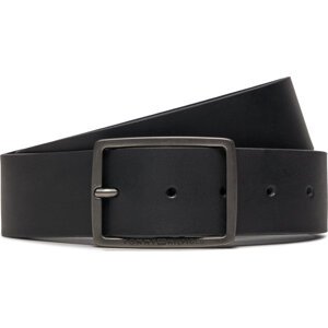 Pánský pásek Tommy Hilfiger Jeans Buckle 4.0 Texture AM0AM12177 Black BDS