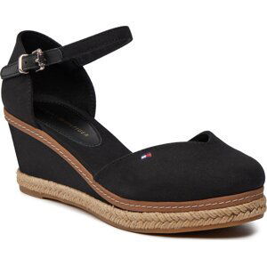 Polobotky Tommy Hilfiger Basic Close Toe Mid Wedge FW0FW04787 Black BDS