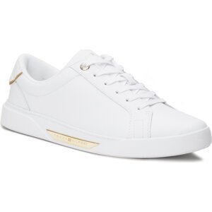 Sneakersy Tommy Hilfiger Chic Hw Court Sneaker FW0FW07813 White YBS