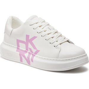 Sneakersy DKNY K1408368 White/Lilac