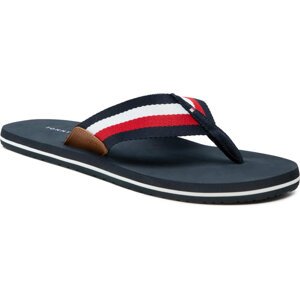 Žabky Tommy Hilfiger Corporate Hilfiger Beach Sandal FM0FM03380 Desert Sky DW5