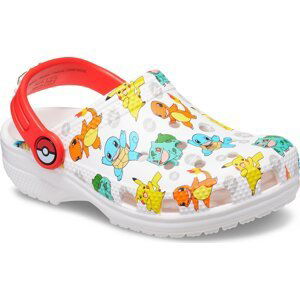 Nazouváky Crocs Classic Pokemon Clog Kids 207739 White/Multi 94S