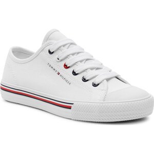 Plátěnky Tommy Hilfiger Low Cut Lace-Up T3X9-33324-0890 S Bianco 100