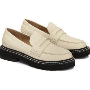 Loafersy Kazar Studio Liu 78685-01-29 Cream