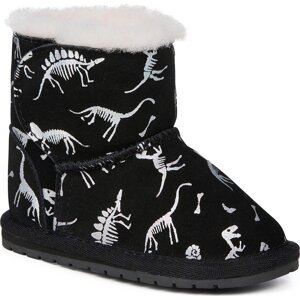 Sněhule EMU Australia Toddle Reflective Dino B12966 Black