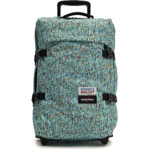 Kabinový kufr Eastpak Tranverz S EK00061L Wally Pattern Blue 2E3