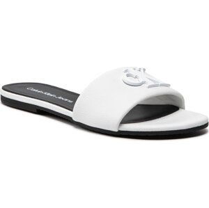 Nazouváky Calvin Klein Jeans Flat Sandal Hw Lth YW0YW00543 Bright White YAF