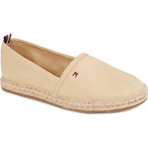 Espadrilky Tommy Hilfiger Basic Tommy Flat Espadrille FW0FW06497 Harvest Wheat ACR