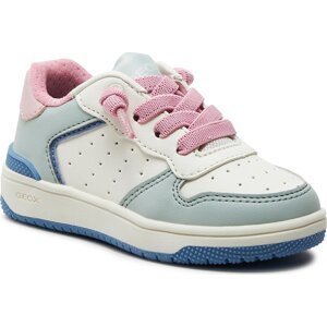 Sneakersy Geox J Washiba Girl J36HXD 054FU C0130 M White/Ice