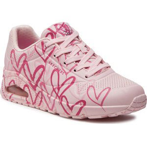 Sneakersy Skechers Uno Spread The Love 155507/LTPK Lt.Pink