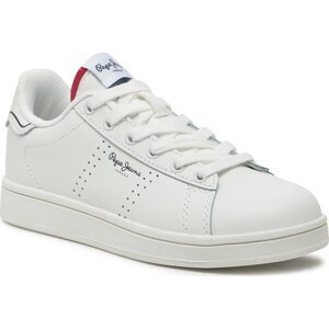 Sneakersy Pepe Jeans Player Basic B PBS00001 White 800