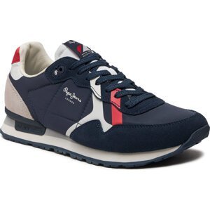 Sneakersy Pepe Jeans Brit Road M PMS40007 Navy 595