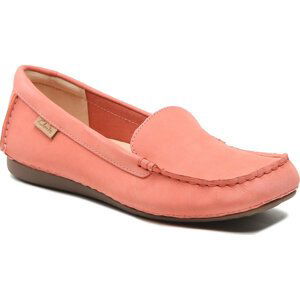 Mokasíny Clarks Freckle Walk 261657964 Peach Nubuck