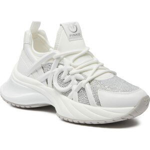 Sneakersy Pinko Ariel 01 SS0023 T014 White/Crystal ZF8