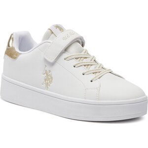 Sneakersy U.S. Polo Assn. BRYGIT002 Whi-Gol02