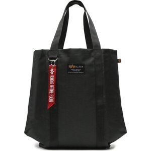 Kabelka Alpha Industries Label Shopping Bag 106943 Black 03