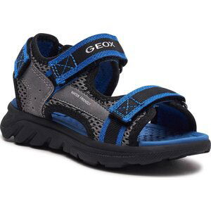 Sandály Geox J Sandal Airadyum Bo J45F1B 014ME C0069 M Grey/Royal