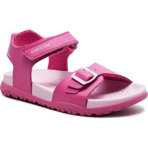 Sandály Geox J Sandal Fusbetto Gi J35HQA 000BC C8230 D Fuchsia/Pink